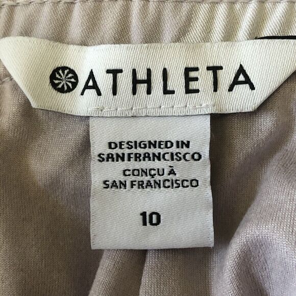 Athleta Brooklyn Lined Jogger Pants Shasta Purple Camo Print Pockets  Size 10 - Picture 3 of 16